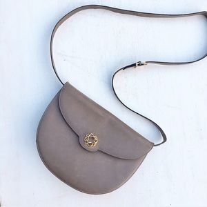 Vintage Ferragamo Half Moon Crossbody Purse